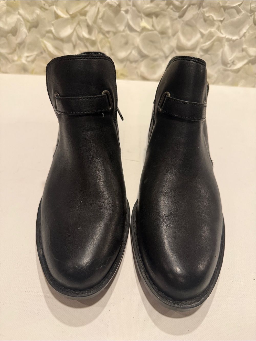 Born Black Leather Ankle Chukka Boots
